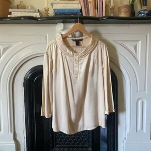 Marc Jacobs Cream Satin Blouse